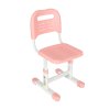 Biurko dzieciece szkolne regulowane krzeslo lampka LED USB rozowe 175618
