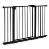 Bezpečnostná bránka na dvere a schody 74-132 cm čierna