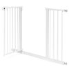 Bezpečnostná bránka ECOTOYS 74-132 cm biela oceľová