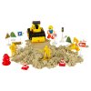 Piasek dla dzieci 1100g zamek pojazdy foremki figurki zestaw kreatywny 173624