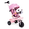 Detská trojkolka ECOTOYS s otočným sedadlom 360°, ružová