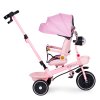 Detská trojkolka ECOTOYS s otočným sedadlom 360°, ružová