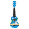 Detské ukulele drevená gitara 4 struny nylonové trsátko ECOTOYS