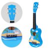 Detské drevené ukulele ECOTOYS – 4 nylonové struny