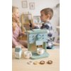 Drevený detský kávovar ECOTOYS – sada baristu 8 dielov