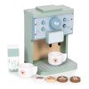 Drevený detský kávovar ECOTOYS – sada baristu 8 dielov