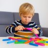Farebné senzorické POP trubice – 60 ks, pre deti 3+