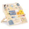 Veľká drevená senzorická manipulačná tabuľa pre deti vzdelávací panel XL