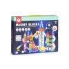 Magnetické LED kocky s guličkovou dráhou – 134 dielov