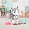 Interaktívny husky na vodítku s melódiami a kŕmením