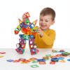 Magnetické kocky 130 dielov – domček a autíčko