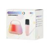 Zestaw do karaoke glosnik Bluetooth LED RGB 2 mikrofony USB 182239