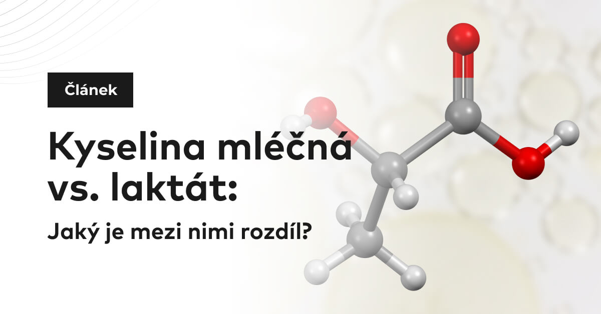 Kyselina mléčná vs. laktát: Jaký je mezi nimi rozdíl?