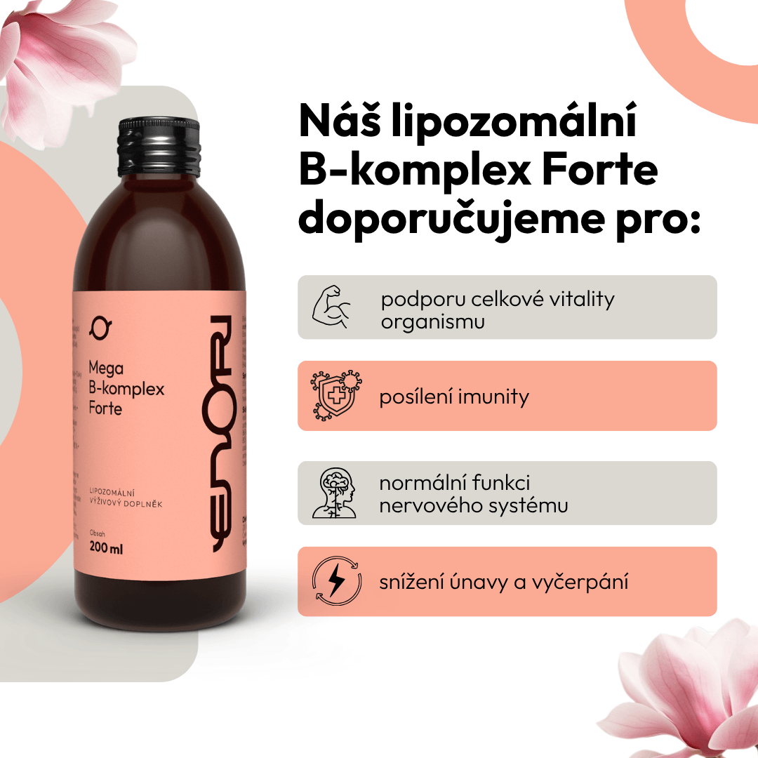 Enori lipozomální Mega B-komplex forte