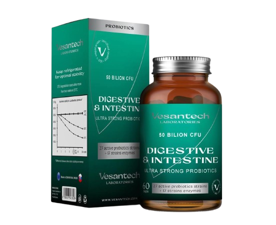 Vesantech Probiotika na podporu trávení Vesantech, 60 kapslí