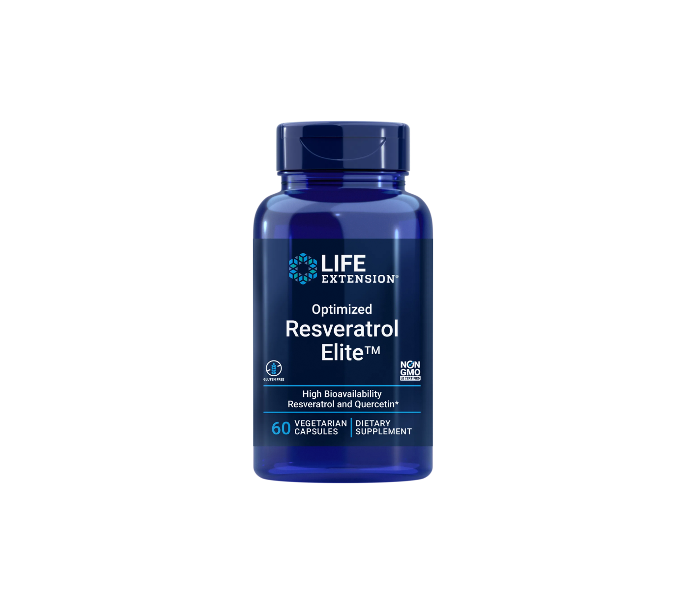 Life Extension Optimized Resveratrol Elite™, Srdce a imunita, 60 kapslí