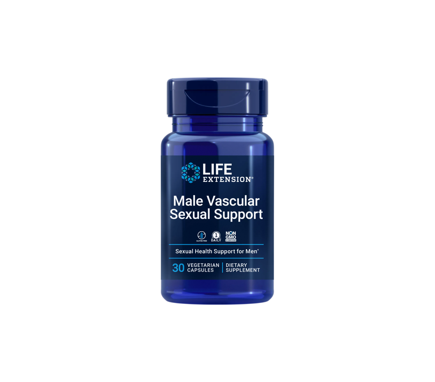 Life Extension Male Vascular Sexual Support, Mužské sexuální zdraví, 30 kapslí