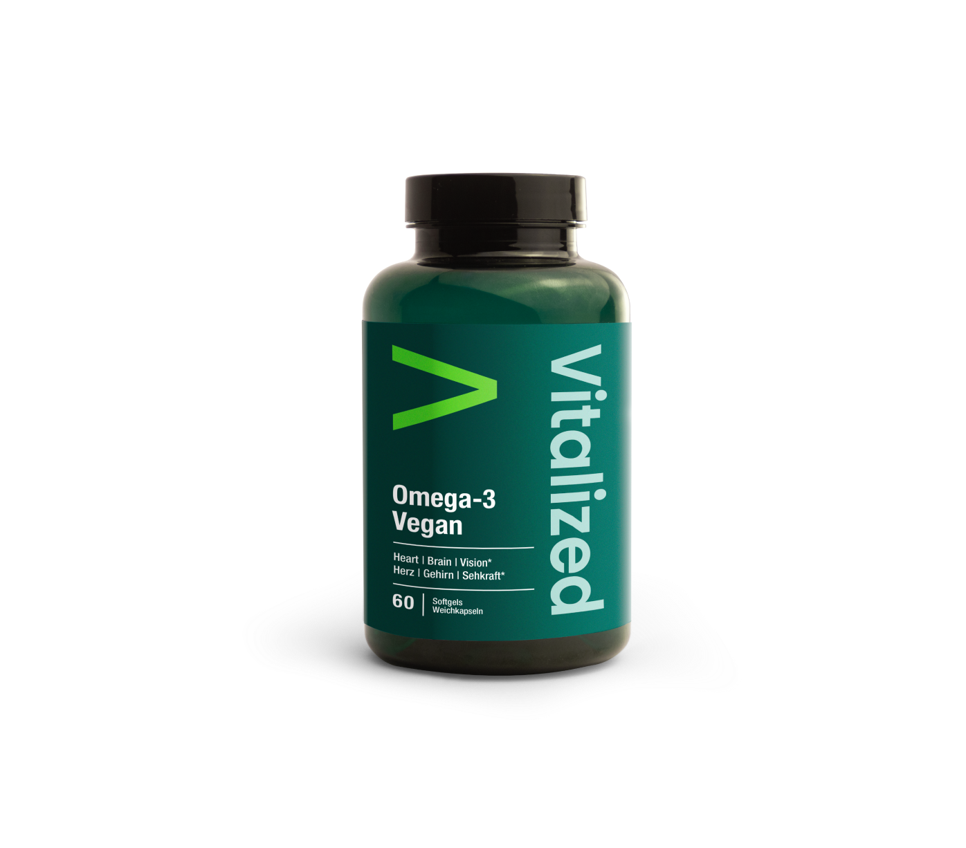 Vitalized Omega 3 Vegan, Mozek a srdce, 60 softgel kapslí