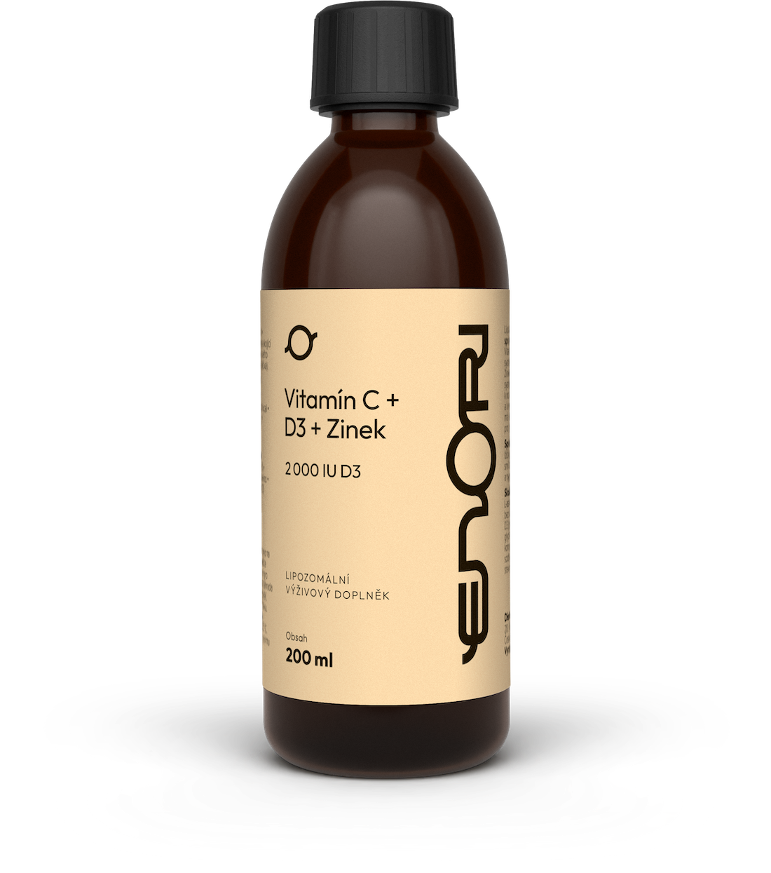 Enori lipozomální Vitamín C+D3+Zinek, 200 ml