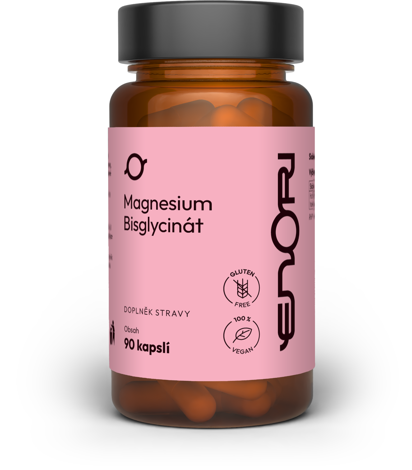 Enori Magnesium Bisglycinát, 90 kapslí