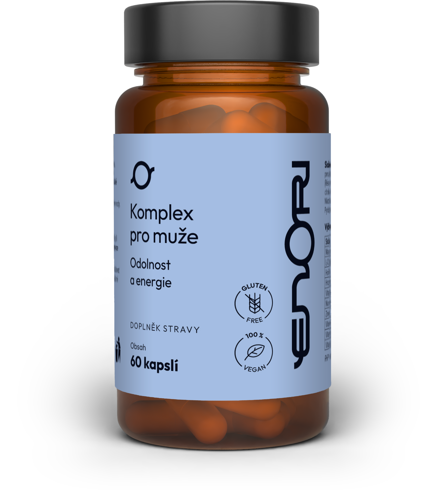 Enori Komplex pro muže, Odolnost a energie, 60 kapslí