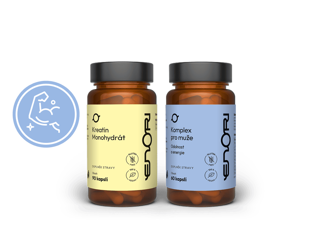 Enori set pro odolného muže, 1x 60 kapslí, 1x 90 kapslí