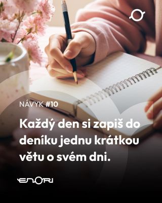 Psát si deník nemusí znamenat dlouhé odstavce nebo hluboké rozbory. Úplně stačí jedna jediná věta denně. ✍️ Krátká...
