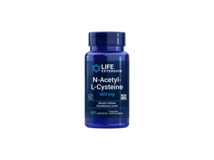 Life Extension NAC (N-Acetyl-L-Cystein), Imunita, 60 kapsúl