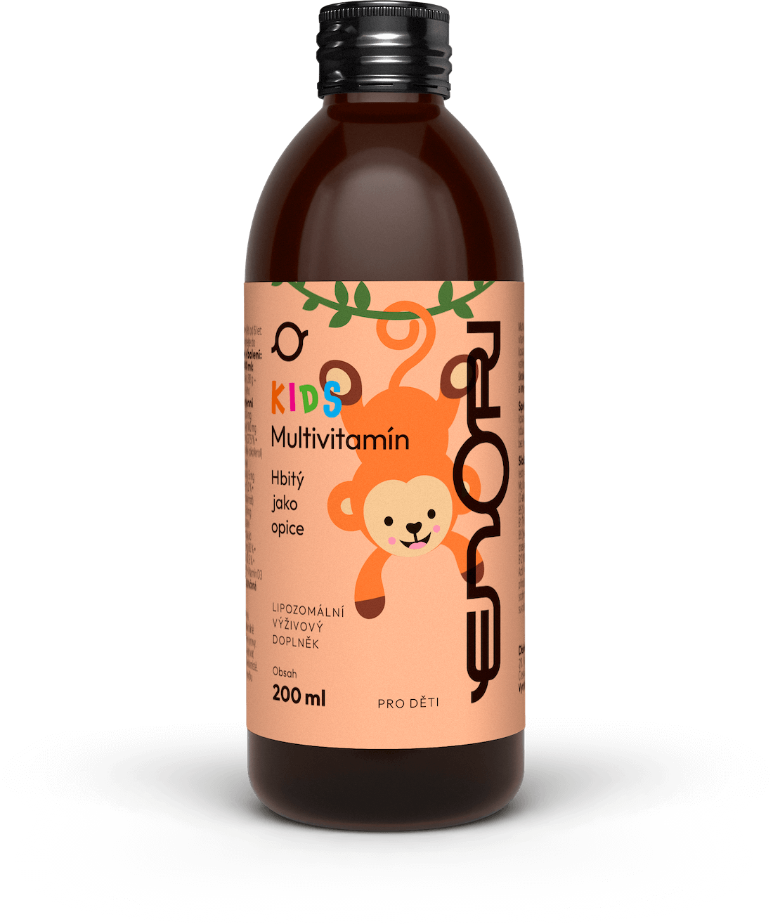 E-shop Enori lipozomálny Multivitamín pre deti, 200 ml