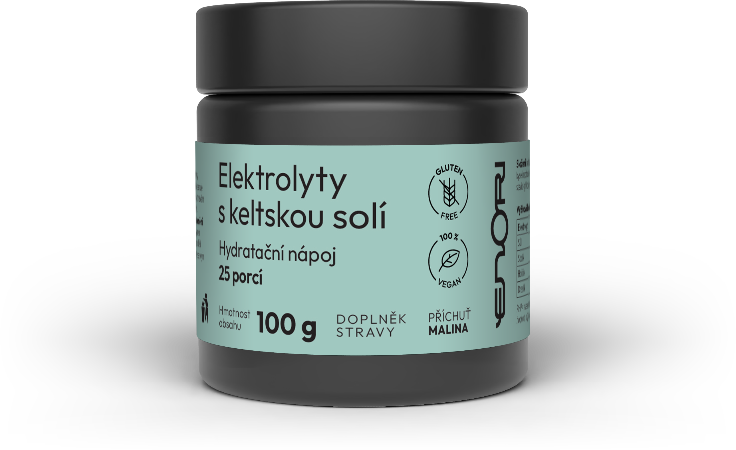 E-shop Enori Elektrolyty s keltskou soľou, hydratačný nápoj, 25 porcií