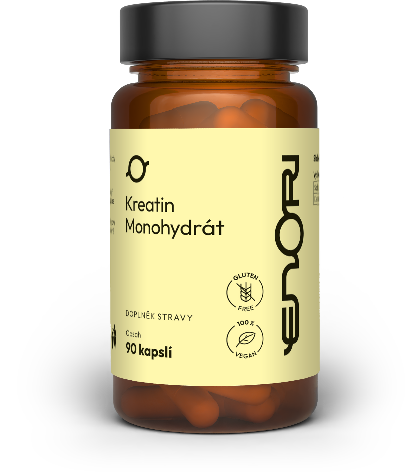 E-shop Enori Kreatín Monohydrát, Creapure®, 90 kapsúl