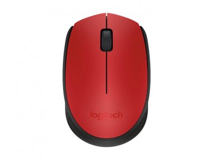 logitech m171 bezdrotova mys cervena ie8305852