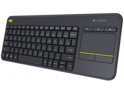 logitech k400 plus wireless touch keyboard black sk cz ie1184102