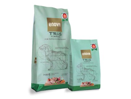 enovapetfood enova tris formula crocchette per cani