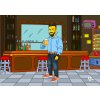 Simpson stílus Bár - A fickó a bárban