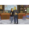 Simpson stílus Bár - Házaspár egy bárban
