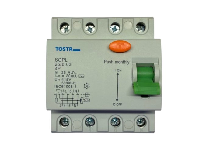 Proudový chránič Tostr SGPL 4P 25/0,03