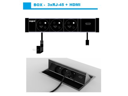 Magnat BOX 010 -  3x 230V+HDMI