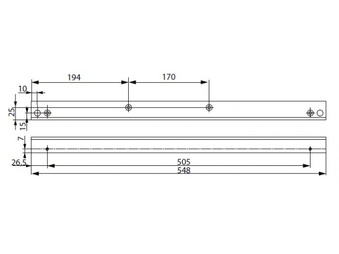 A116 montážní plech L boční (G461-464)