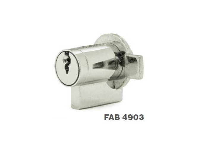 Nábytkový zámek se závorkou FAB 4903, FAB 4904