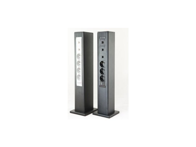 MAGNAT TOWER - 4x 230V + 4x RJ-45 + 4xUSB - dvoustranný