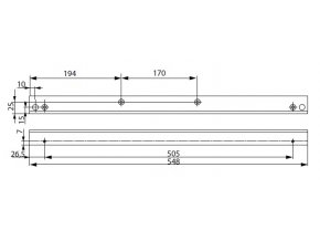 A116 montážní plech L boční (G461-464)