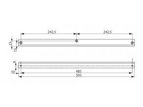 dc500 700 winkelplatte gleitschiene 3