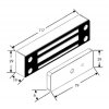 Securitron MAGNALOCK MCL - kabinetní elektromagnet