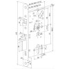 ABLOY EL560 – Elektromechanický hluboký zámek, čelo 20mm