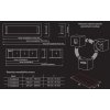 Magnat FRAME 035 - 1x 230V+2x USB Nabíječka+1x VGA+2x RJ-45