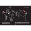 Magnat STICK 005 - 3x 230V + 1x VGA + 2x RJ-45