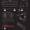 Magnat STICK 014 - 2x 230V + 1x VGA + 1x HDMI + 2x RJ-45 + 1x USB