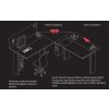 MAGNAT TUBE 06 - 3x 230V  + 2x USB 2.0 + HDMI + 2x RJ-45