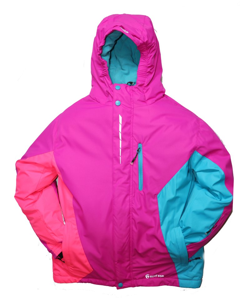 Dětská zimní bunda HA02-M2 fialová vel. 134-164 cm Barva: Fialová, Velikost: 140 - 146 cm